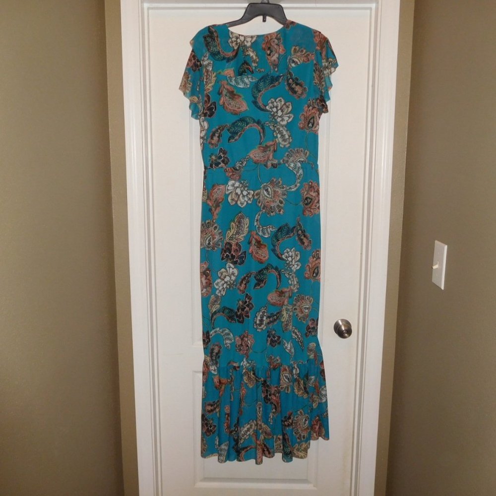 Apt. 9 Blue Print Dress Size XL NWT